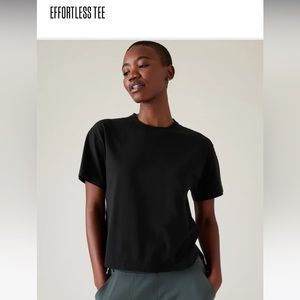 Athleta Effortless over size Tee: Lightweight SUPIMA® cotton with ionic+™ size M